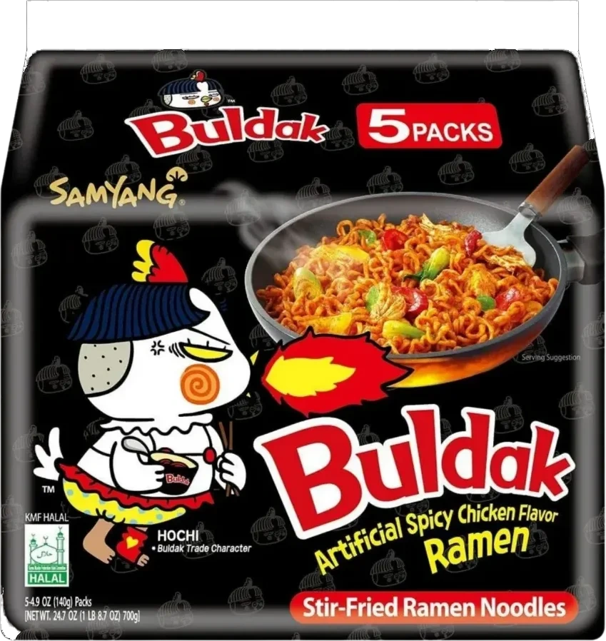 Hot Chicken Instant Ramen (5x140g) Samyang