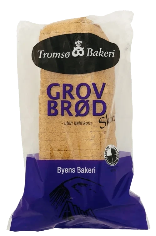 Grovbrød Skåret 700g Tromsø Bakeri