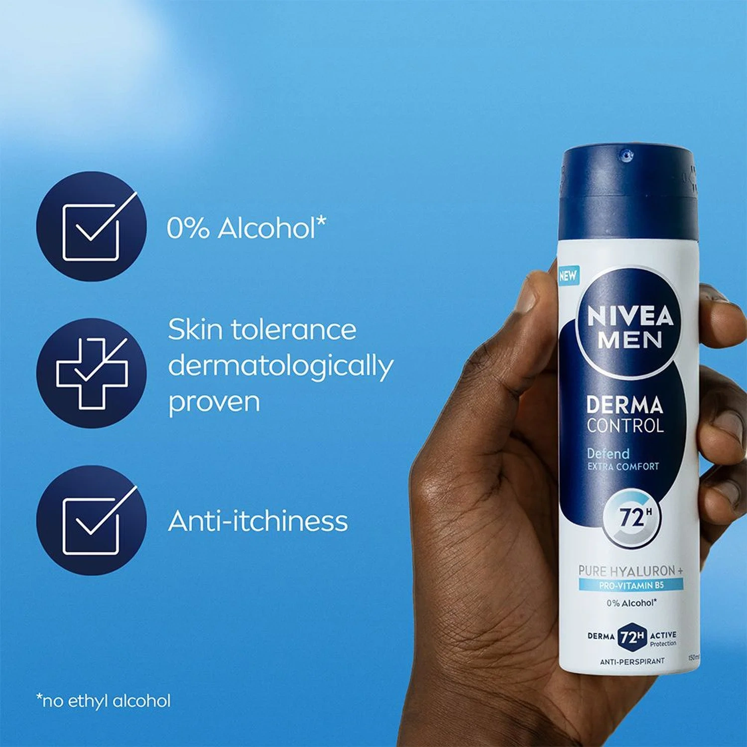 NIVEA Antiperspirant Deo Spray Derma Control Defend