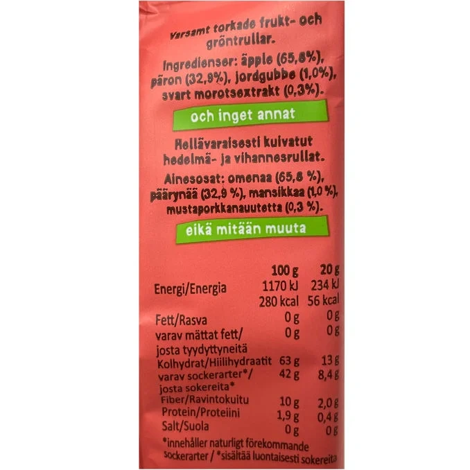 BEAR Fruktrullar Jordgubb