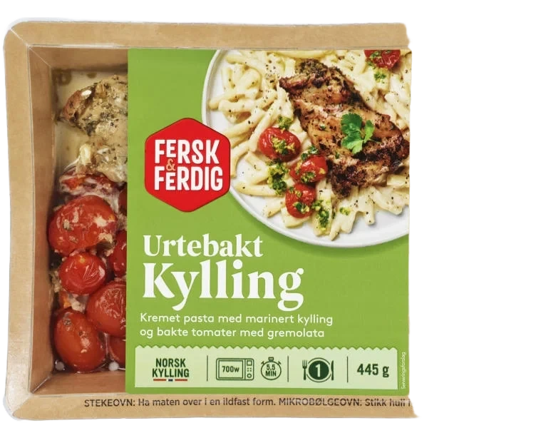 Urtebakt Kylling Mac'n Cheese 445g Fersk&Ferdig