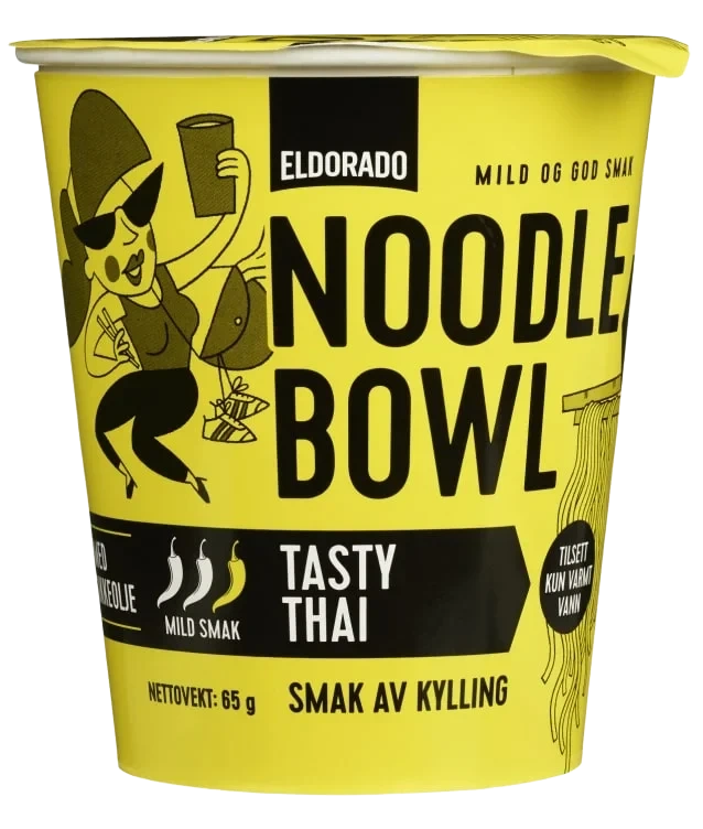 Noodle Bowl Tasty Thai 65g Eldorado