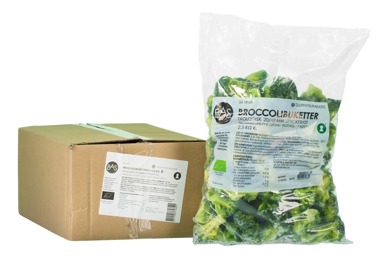 Broccolibuketter Ekologiska