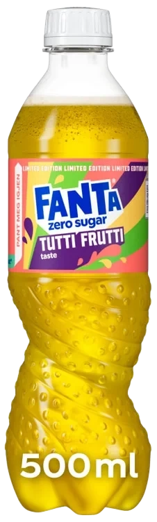 Fanta Tutti Frutti Zero Sugar 0,5l flaske