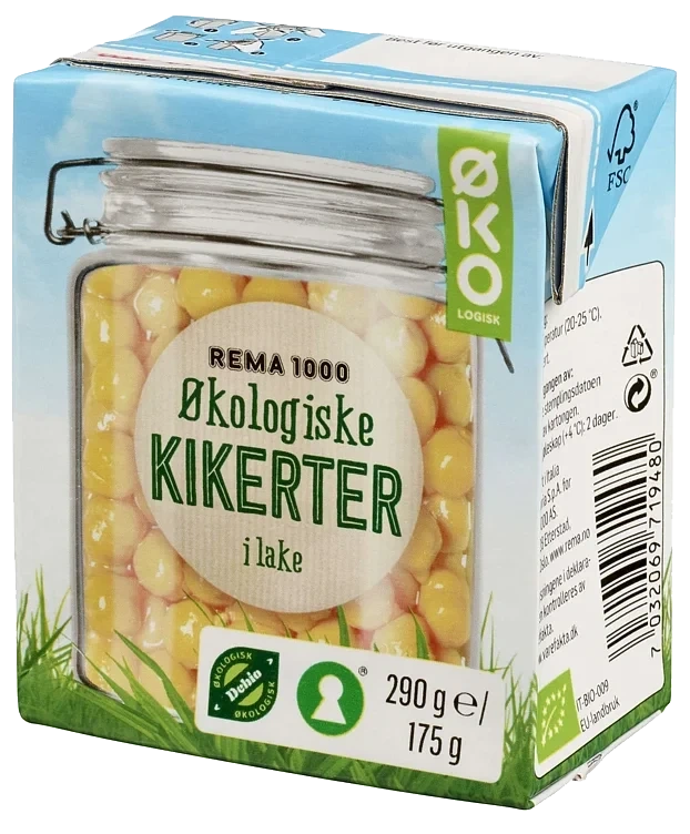 Kikerter økol.     290g