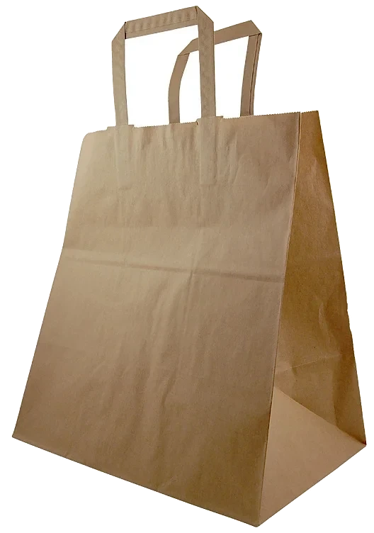 Bærepose Papir Brun 22.5l 320x210x335mm
