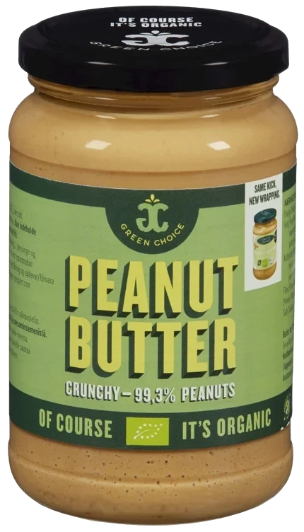 Green Choice Peanøttsmør Crunchy 340g