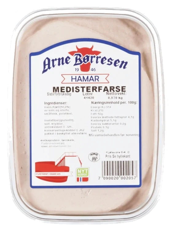 Medisterfarse 970g Arne Børresen