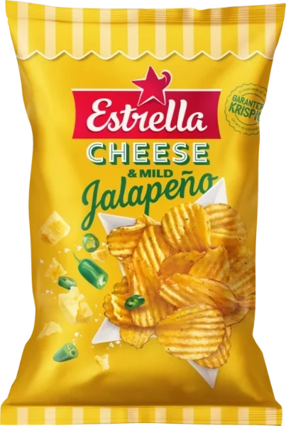 Estrella Cheese & Jalapeño Chips 175g