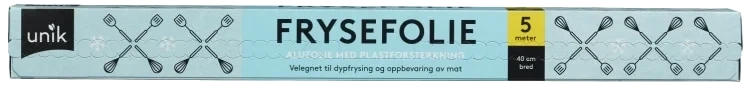 Unik Frysefolie m/Plast 40cmx5m Unik