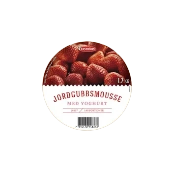 Jordgubbsmousse med yoghurt
