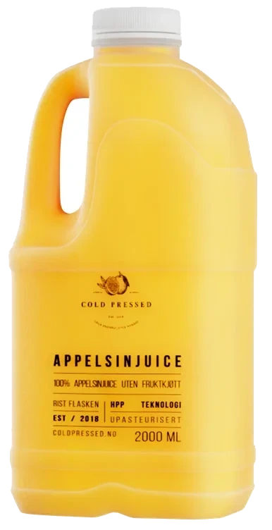 Cold Pressed Juice 100% Appelsin u. Fruktkjøtt 2l