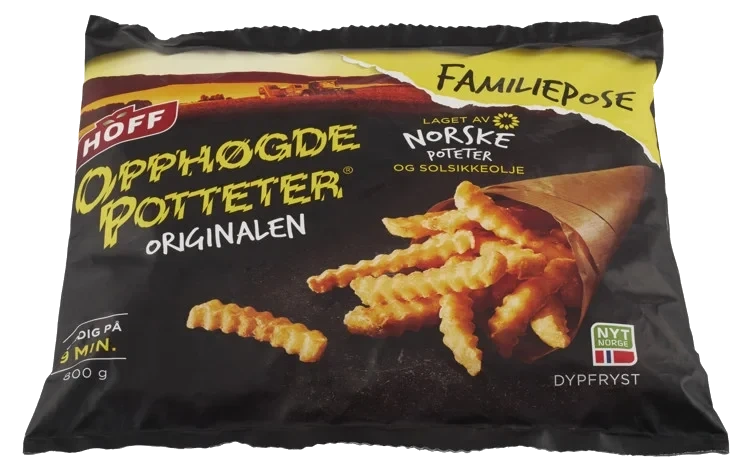 Hoff opphøgde potteter originalen familiepose    800g