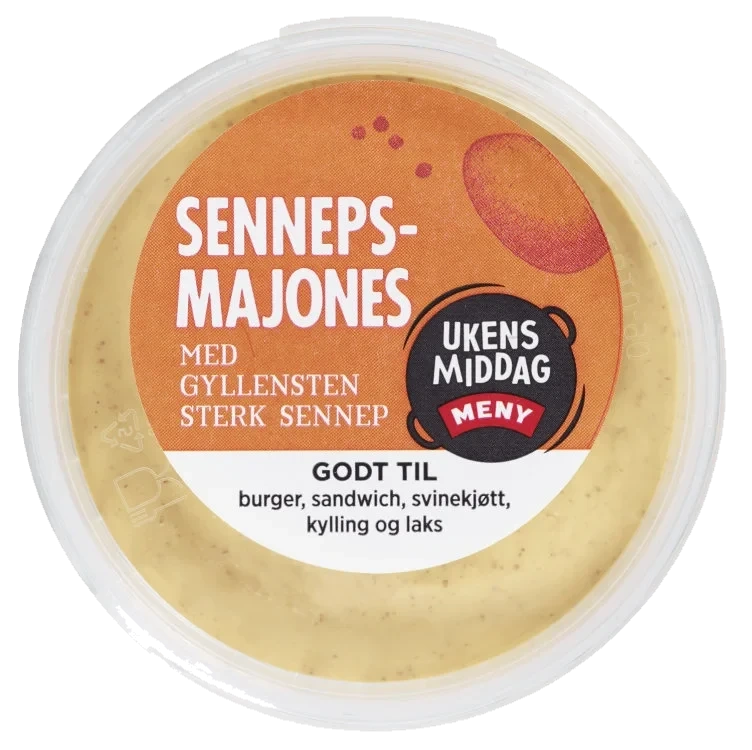 Sennepsmajones 240g Meny