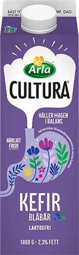 Cultura® Kefir blåbär