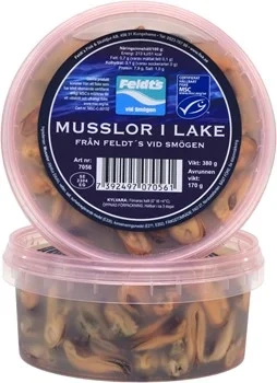 Musslor i lake, (MSC)