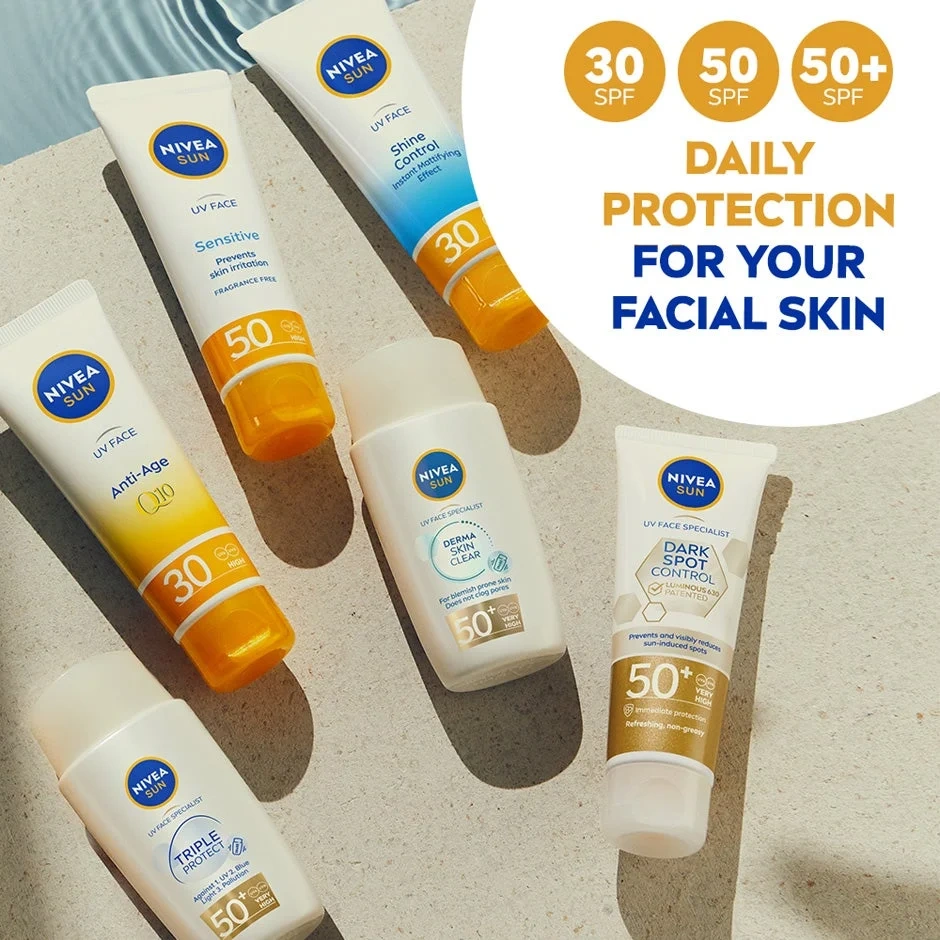 NIVEA UV Face Triple Protect Fluid SPF50+