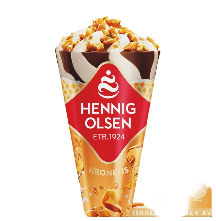 Krone-Is Krokan 6stk Hennig-Olsen