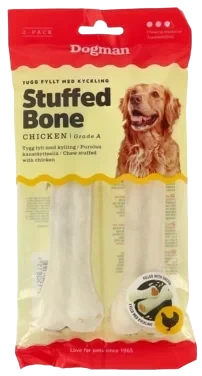 Dogman Chicken Stuffed Bone 2-p M