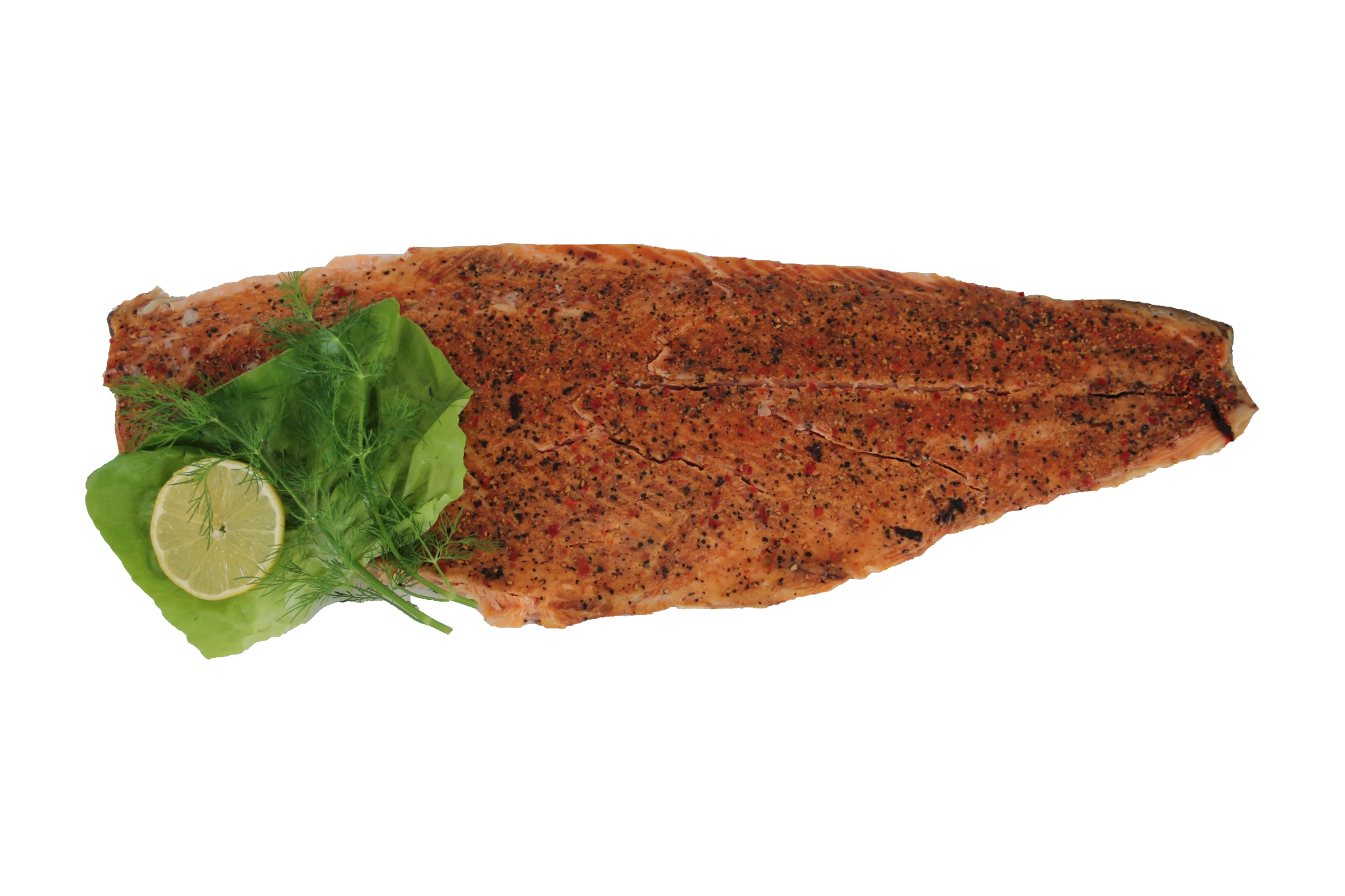Varmrökt N Lax Enkelfilé Hel Citron