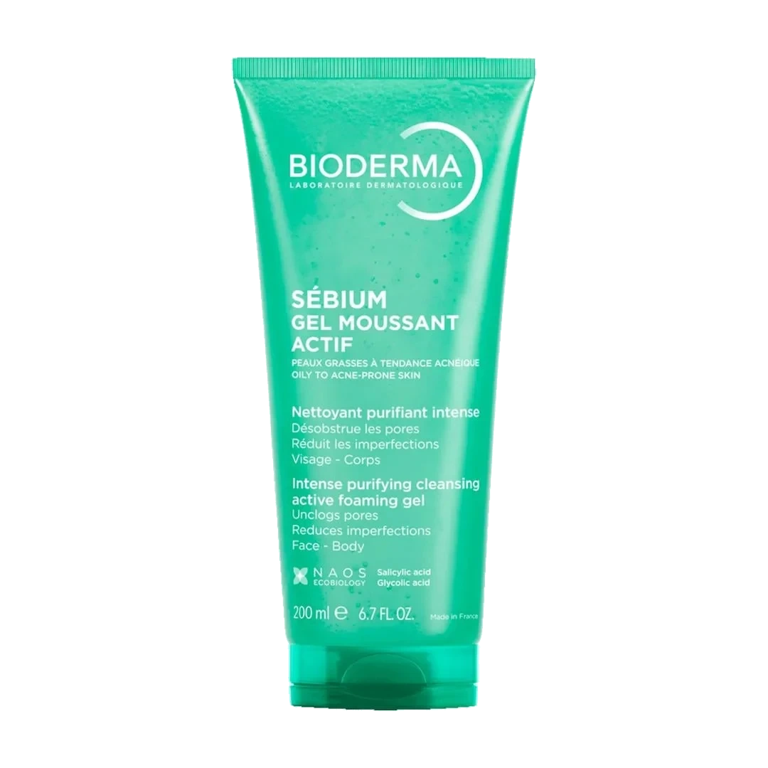 Bioderma Sebium Gel Moussant Actif, 200 ml