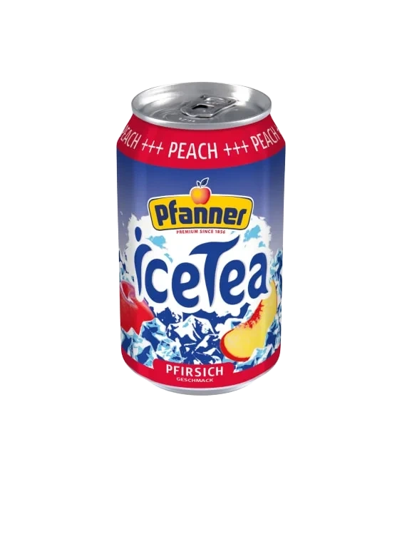 Pfanner Icetea Fersken 0,33l boks