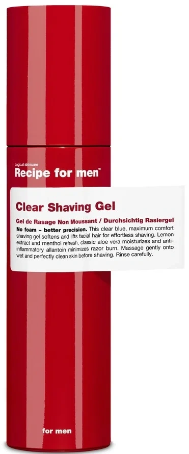 Recipe for men Clear Shaving Gel