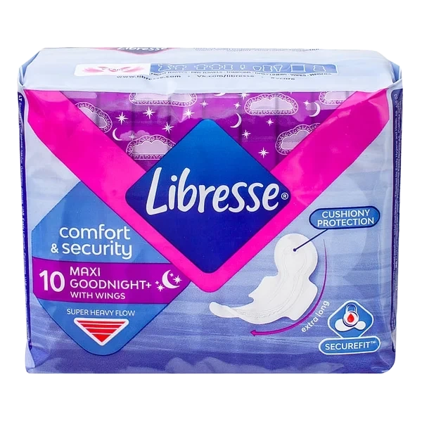 Libresse Maxi Goodnight Wing 10stk