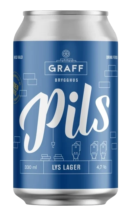 Graff Pils bx 330ml Graff Brygghus