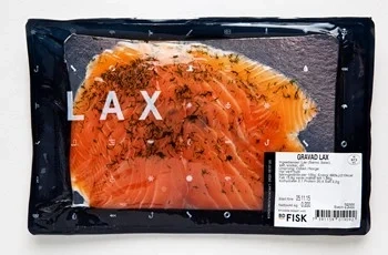 Gravad skivad lax