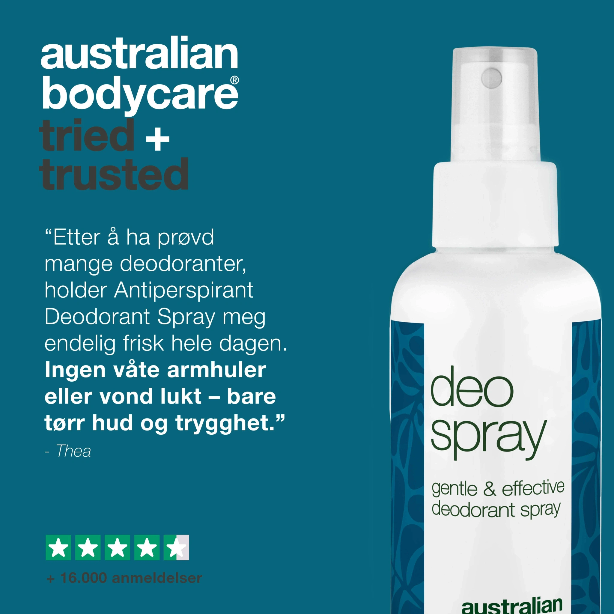Antiperspirant deodorant