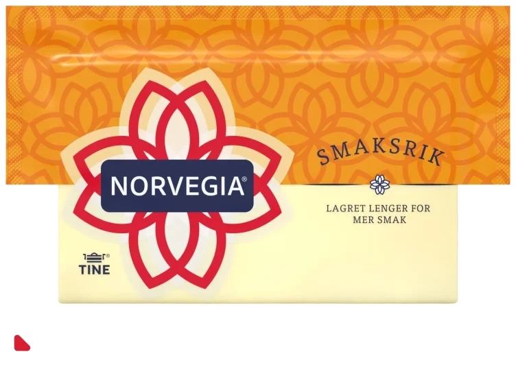 Norvegia Smaksrik 830g Tine
