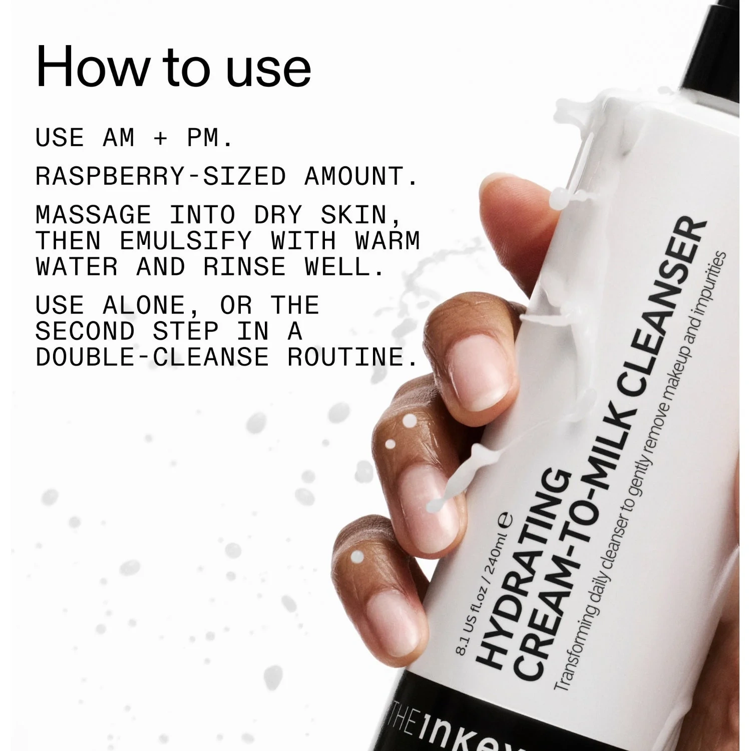 The Inkey List Hydrating Cream to Milk Cleanser 180 ml 180 ml