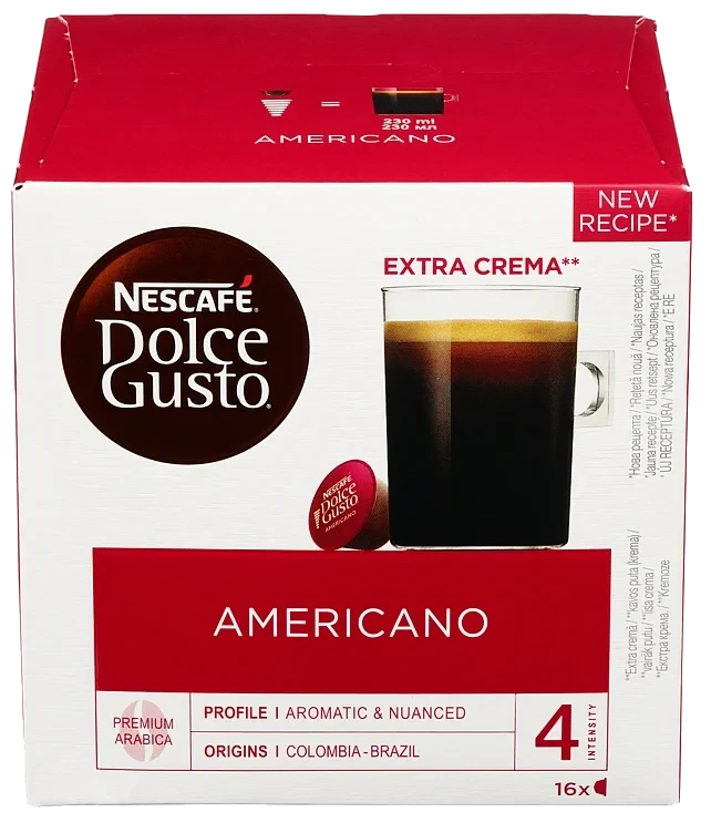 Dolce gusto americano 128g