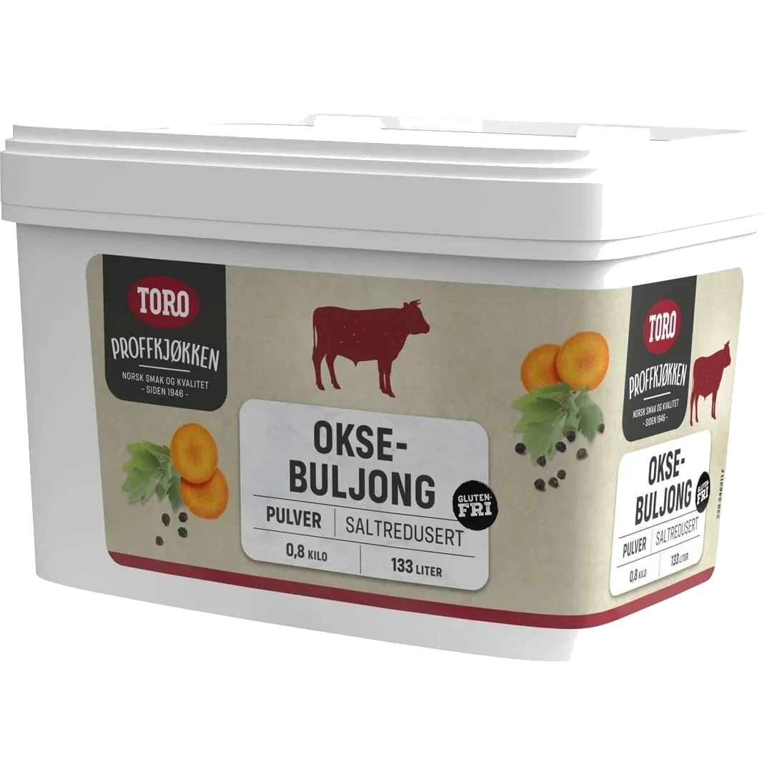 Toro Oksebuljon Saltred. 800g