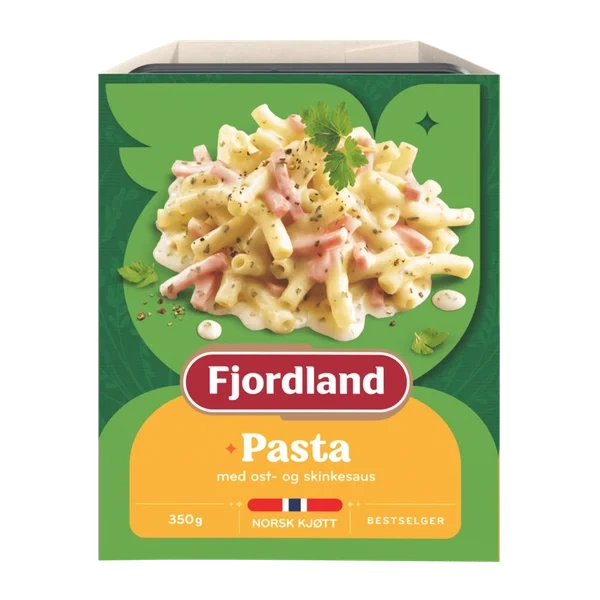 Pasta m/Ost&Skinkesaus 350g Fjordland