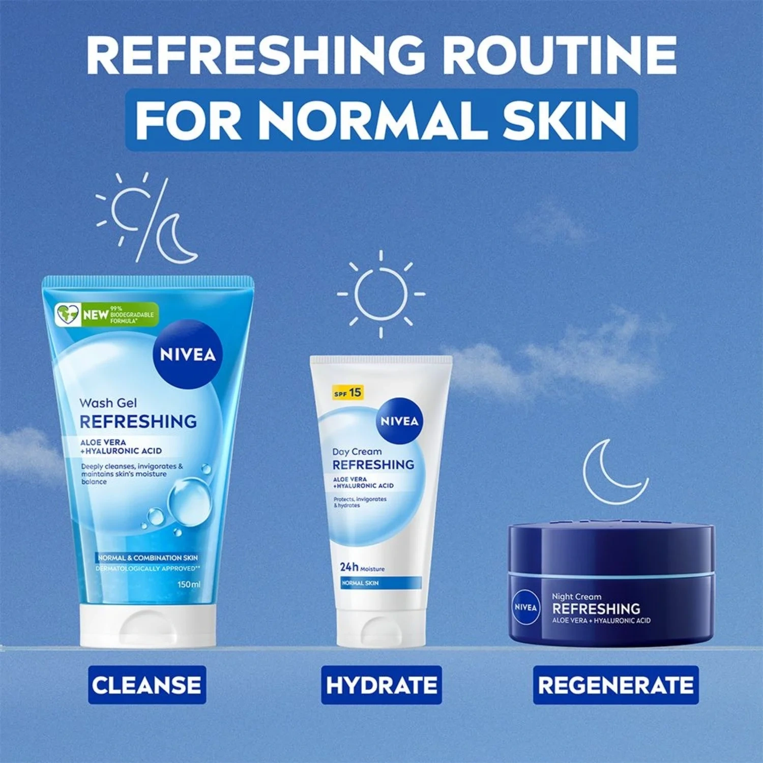 Dagkräm Refreshing Spf 15