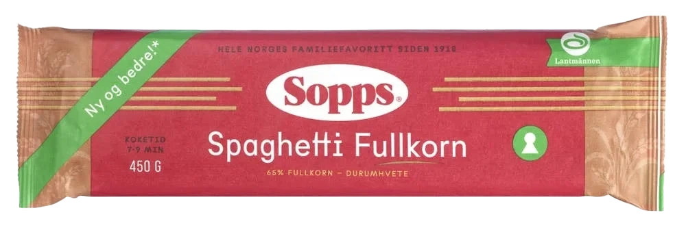 Sopps Fullkornspaghetti