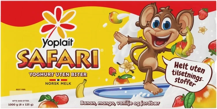 Yoplait Safari Ape 8x125g