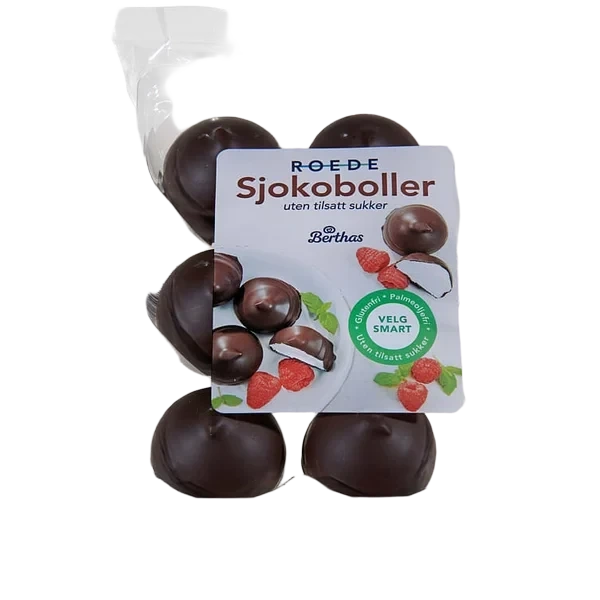 Sjokoboller u/Sukker 6pk Berthas