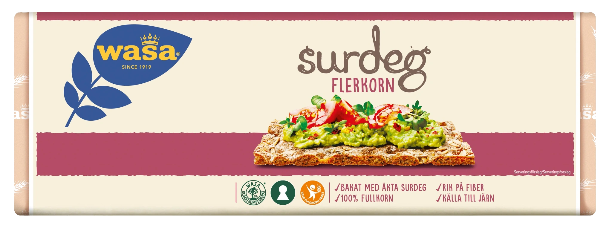Knäckebröd Surdeg Flerkorn