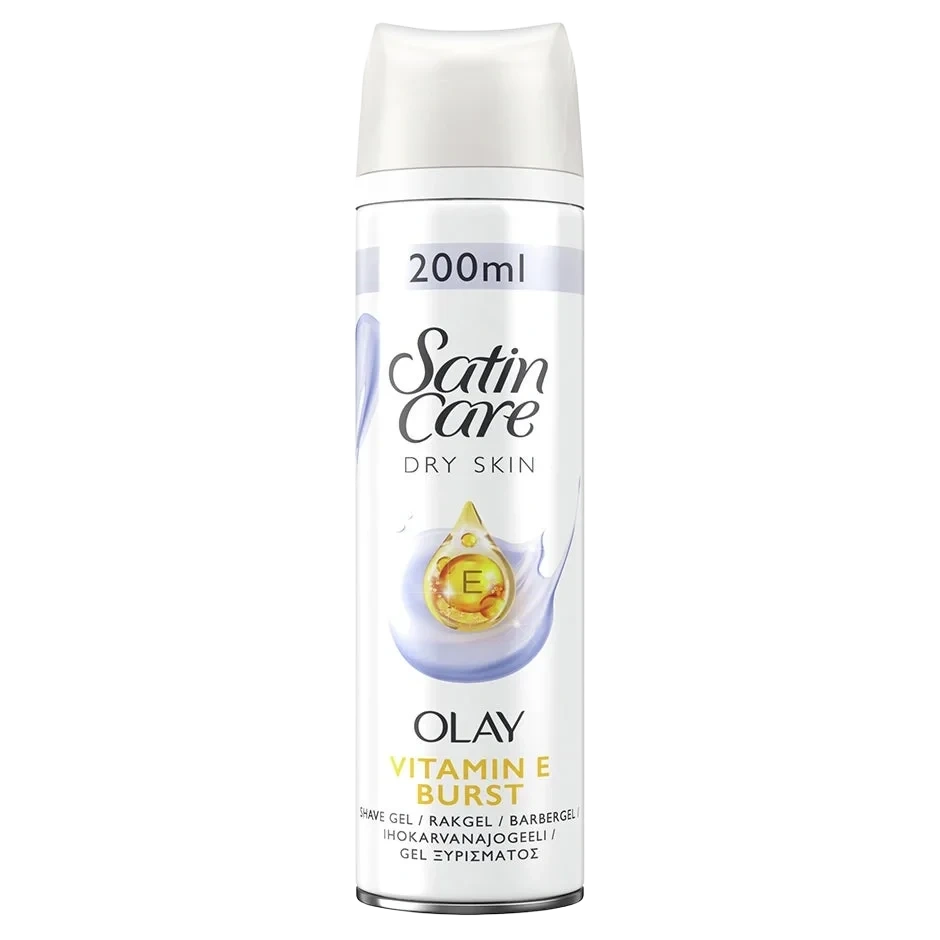 Gillette Barbergel Satin Care Violet Swirl 200ml