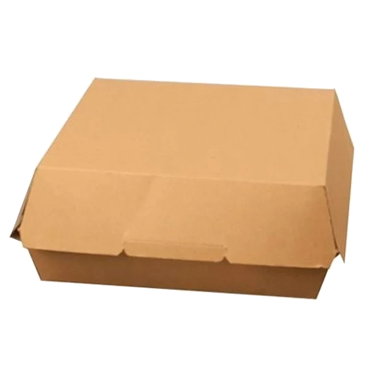 Hamburger/sandwich boks xl brun  5stk