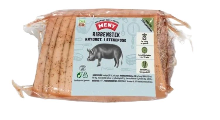 Svin Ribbenstek Krydret i Stekepose Ca1,3kg Meny