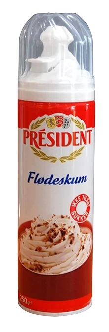 Président Spraygrädde utan socker