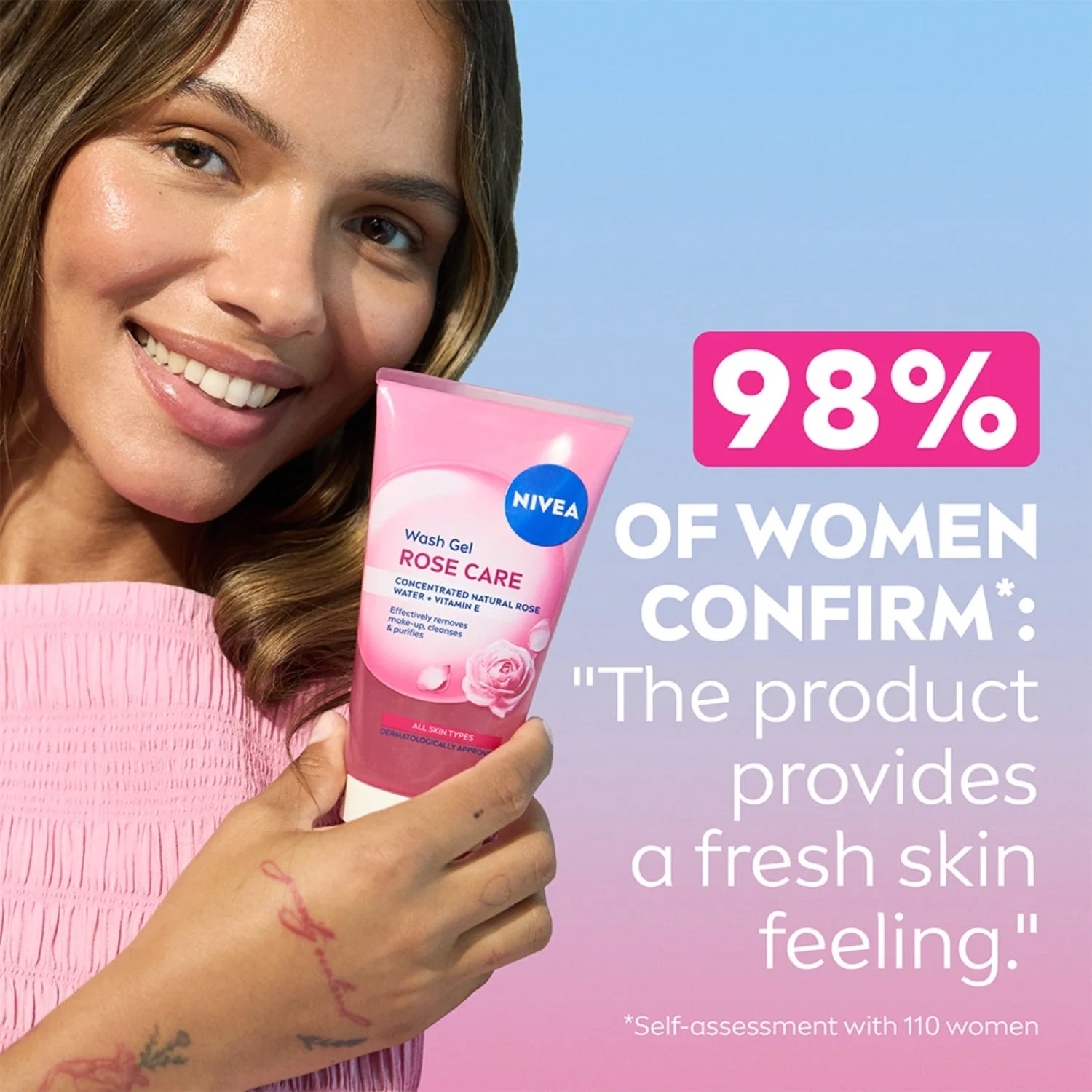 NIVEA Rose Care Micellar Face Wash
