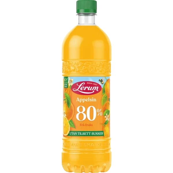 Appelsinsaft U/sukker 0,75l Lerum