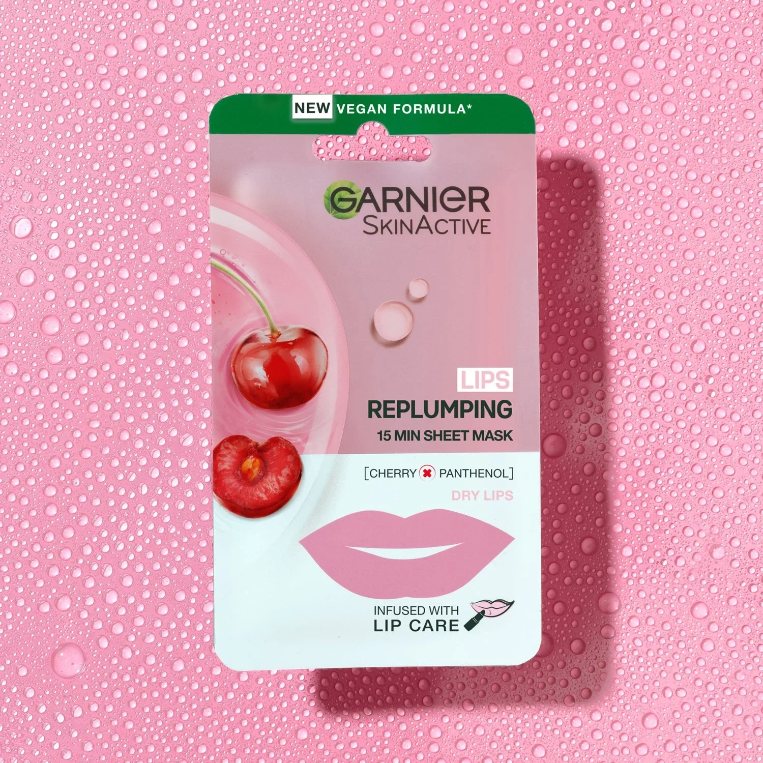 Garnier Lips Replumping 15 min Sheet Mask Cherry