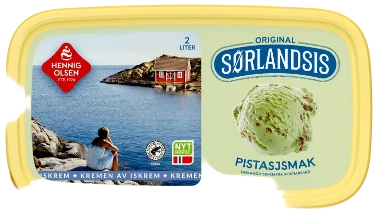 Sørlandsis Pistasj 2l Hennig-Olsen