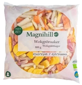 Wokgrönsaker svenska KRAV
